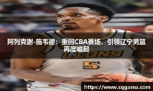 阿列克谢-施韦德：重回CBA赛场，引领辽宁男篮再度崛起